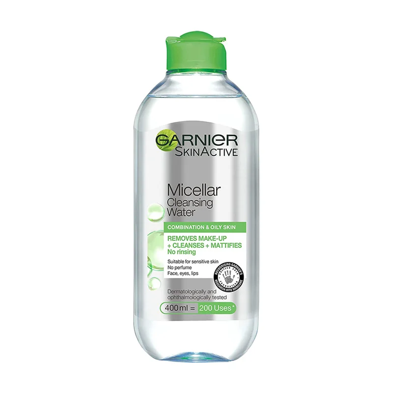 میسلار واتر پوست چرب و مختلط گارنیر حجم 400 میلی لیتر