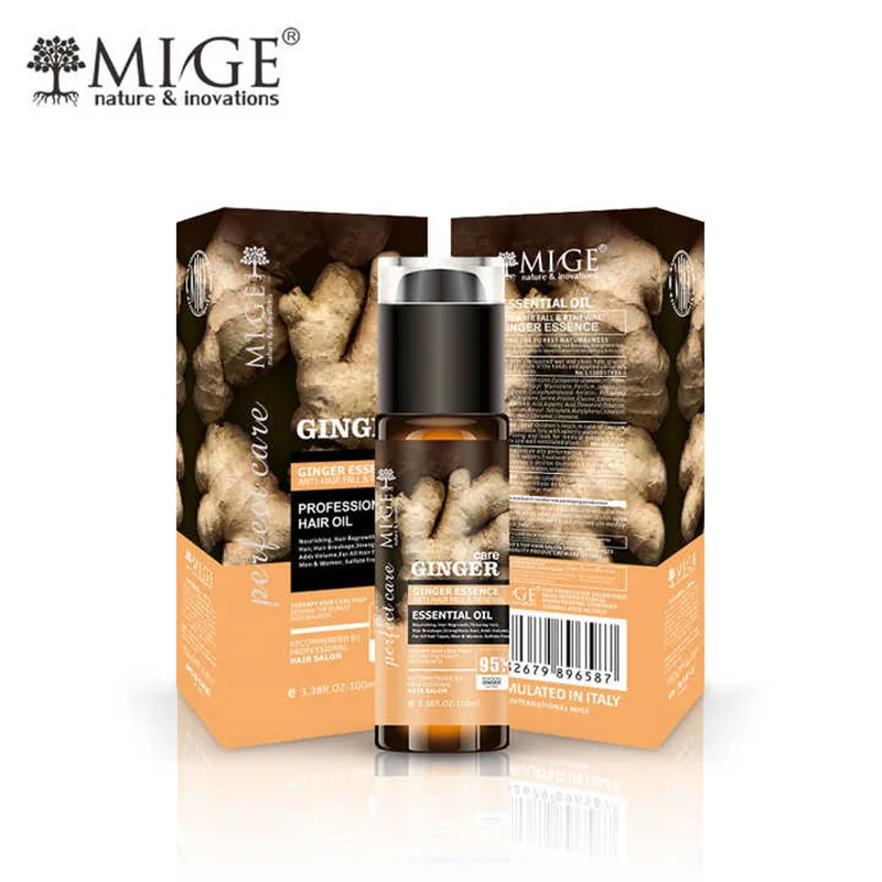 روغن مو فری سولفات و ضد ریزش زنجبیل میگ | Ginger Mige حجم 100 میل
