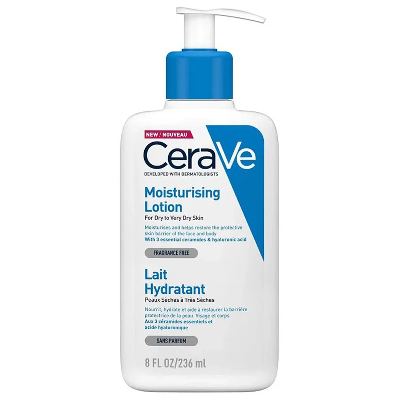 لوسیون مرطوب کننده صورت و بدن پوست خشک و خیلی خشک سراوه حجم 236 میلی لیتر CeraVe