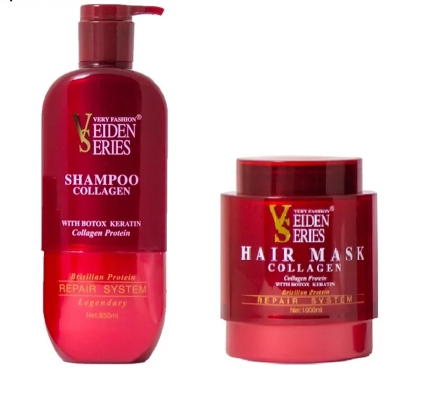 پک شامپو و ماسک ویدن سریس برزیلی حاوی کلاژن veiden series