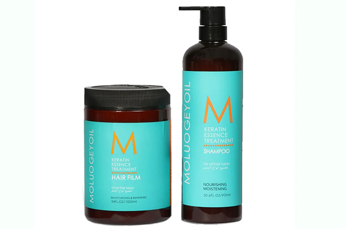 پک دو عددی شامپو و ماسک کراتین مولوجی اویل اورجینال| Moluogey Oil