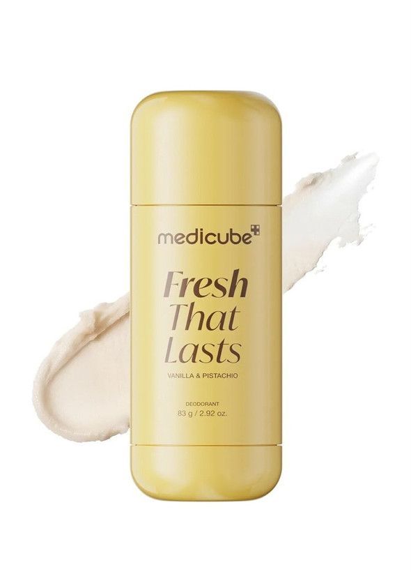 دئودورانت کوجیک اسید و زردچوبه مدی کیوب روشن کننده و ضدلک MEDICUBE VANILLA AND PISTACHIO DEODORANT
