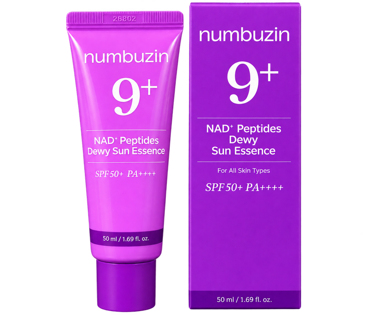 اسنس ضد آفتاب شماره 9 نامبوزین ضد چروک جوانساز SPF50 کره ای