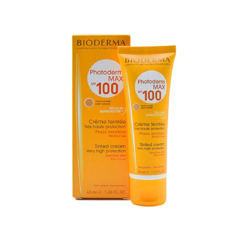 کرم ضد آفتاب رنگی فتودرم  مکس SPF100 بایودرما 40 میلی لیتر