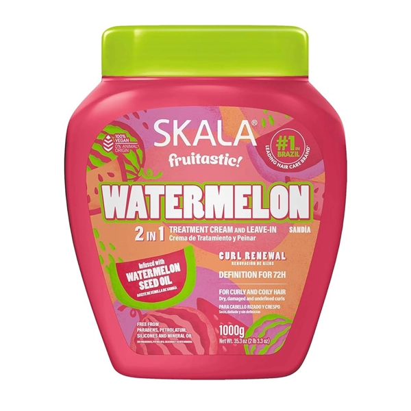 کرم 2 در 1 تغذیه‌کننده و تعریف‌کننده فر اسکالا | مدل هندوانه Watermelon Skala حجم ۱۰۰۰ میل