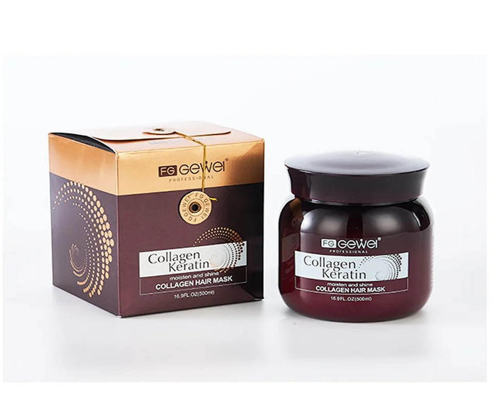 ماسک موی اف جی جیوی حاوی کلاژن و کراتین | FG GEWEI حجم 500 میلی لیتر