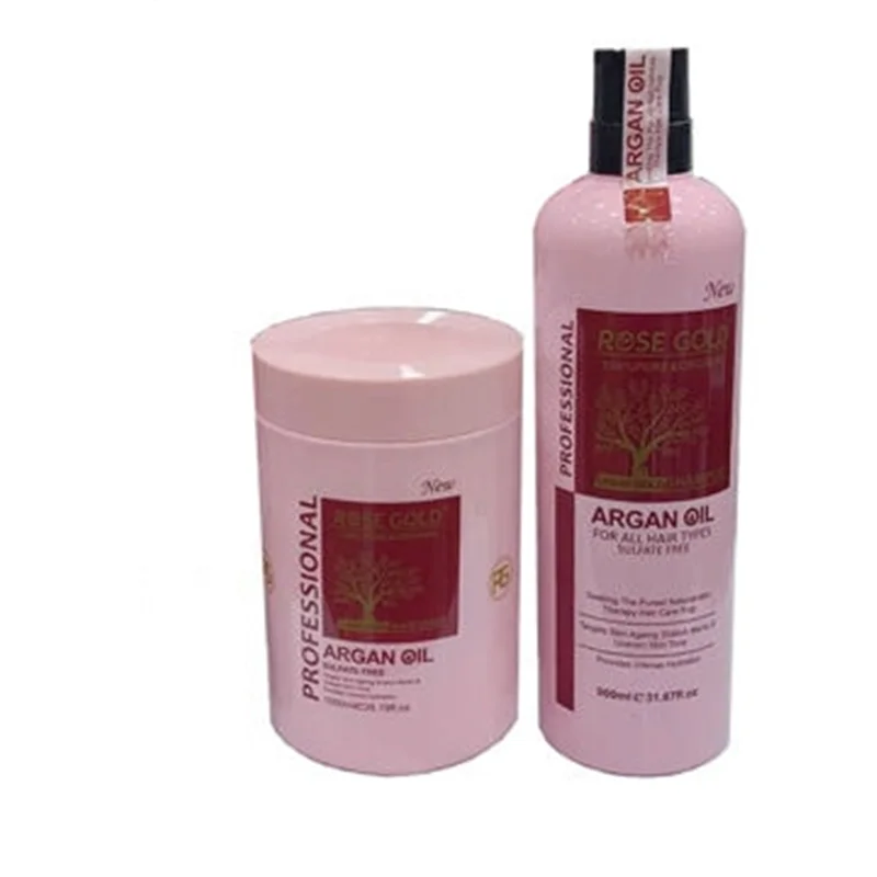 شامپو و ماسک مو ارگان رزگلد Rose Gold