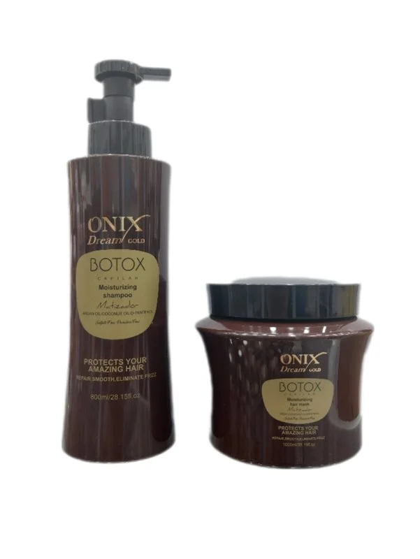 پک شامپو و ماسک مو بوتاکس دار برند اونیکس onix