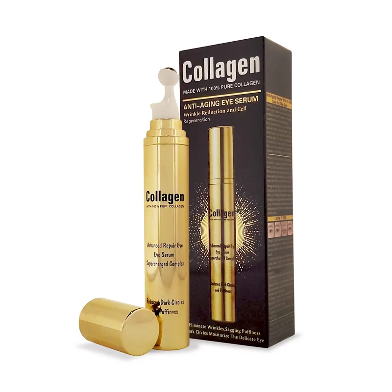 سرم ضد چروک و پیری دور چشم وکالی wokali collagen Anti aging eye serum حجم 20 میلی لیتر