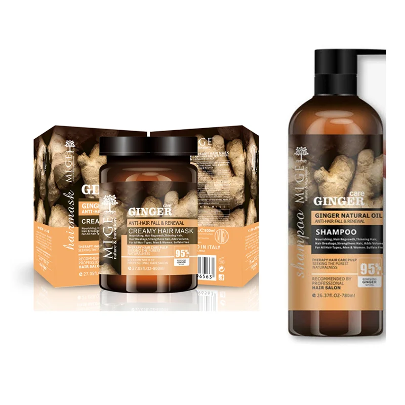 پک شامپو و ماسک مو میگه زنجبیل Ginger Mige