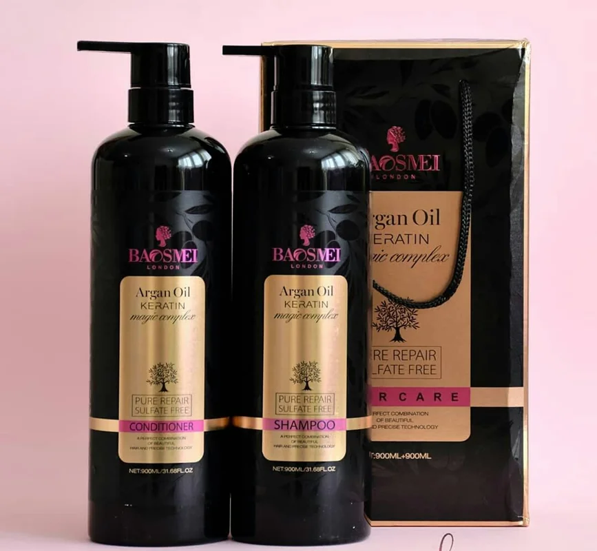 شامپو و ماسک مو آرگان باسمی فری سولفات | Baosmei