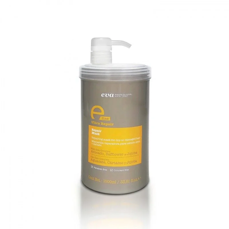 ماسک مرطوب کننده ایوا پروفشنال مخصوص موهای خشک یا آسیب دیده 1000 میلی لیتر