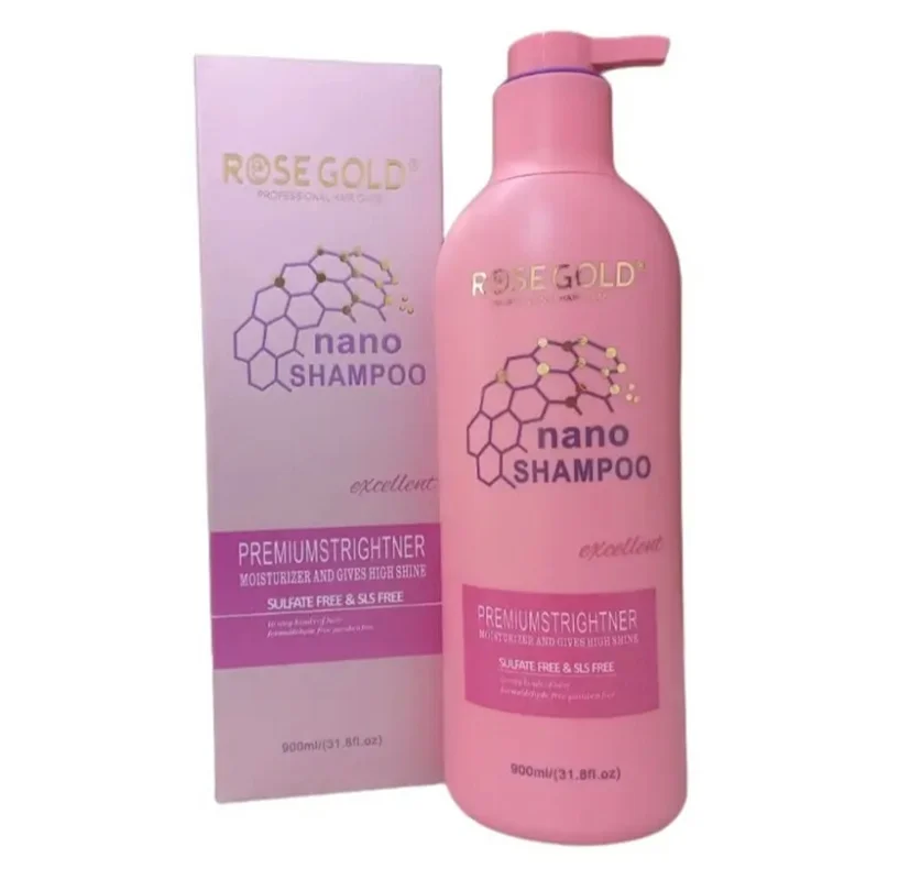 شامپو نانو رزگلد Shampoo NANO Rose Gold حجم ۹۰۰ میلی لیتر