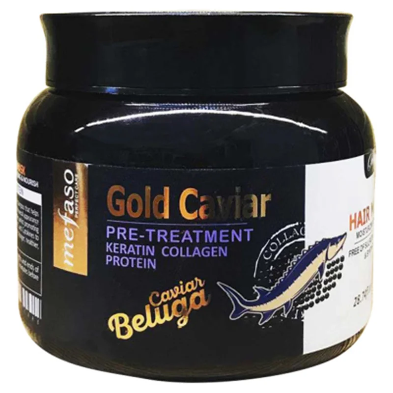 ماسک مو خاویار طلایی میفاسو Mefaso حجم 850 میلی لیتر