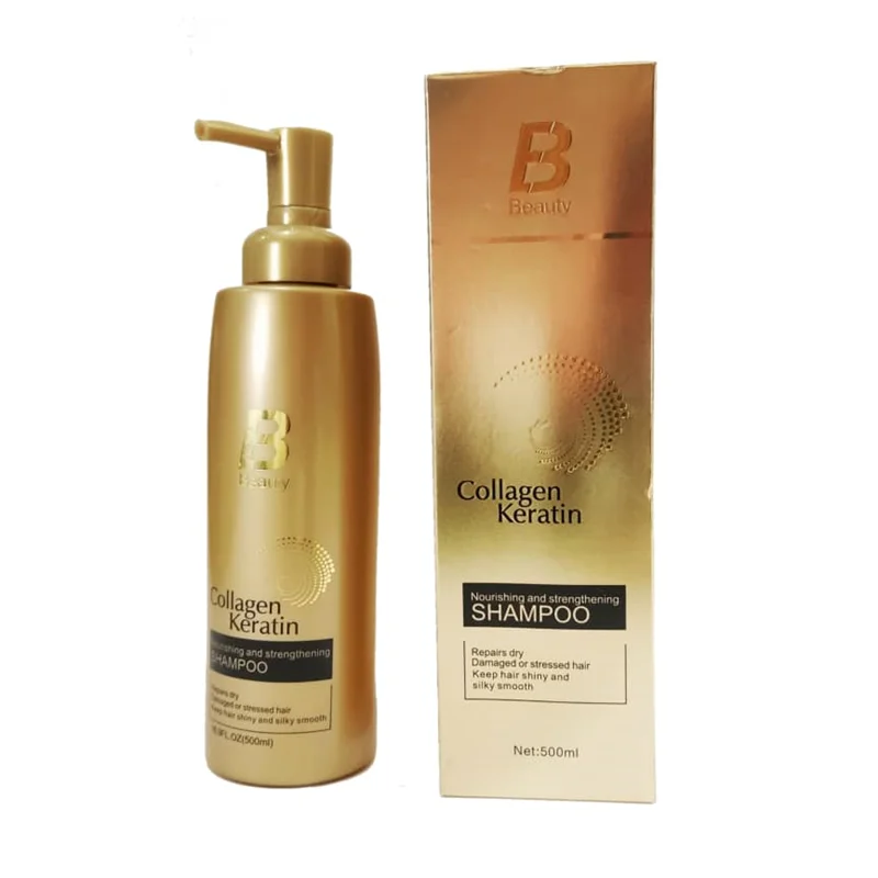 شامپو کلاژن و کراتین بیوتی | Beauty Collagen & Keratin حجم 500 میلی لیتر
