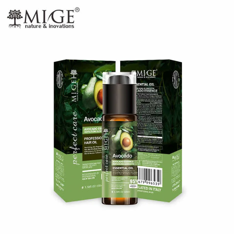 روغن مو فری سولفات و ترمیم کننده آووکادو میگ | Avocado Mige حجم 100 میل