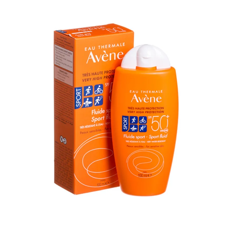 کرم فلوئید ضدآفتاب اسپرت اون AVENE با +50 SPF (حجم 100ml)