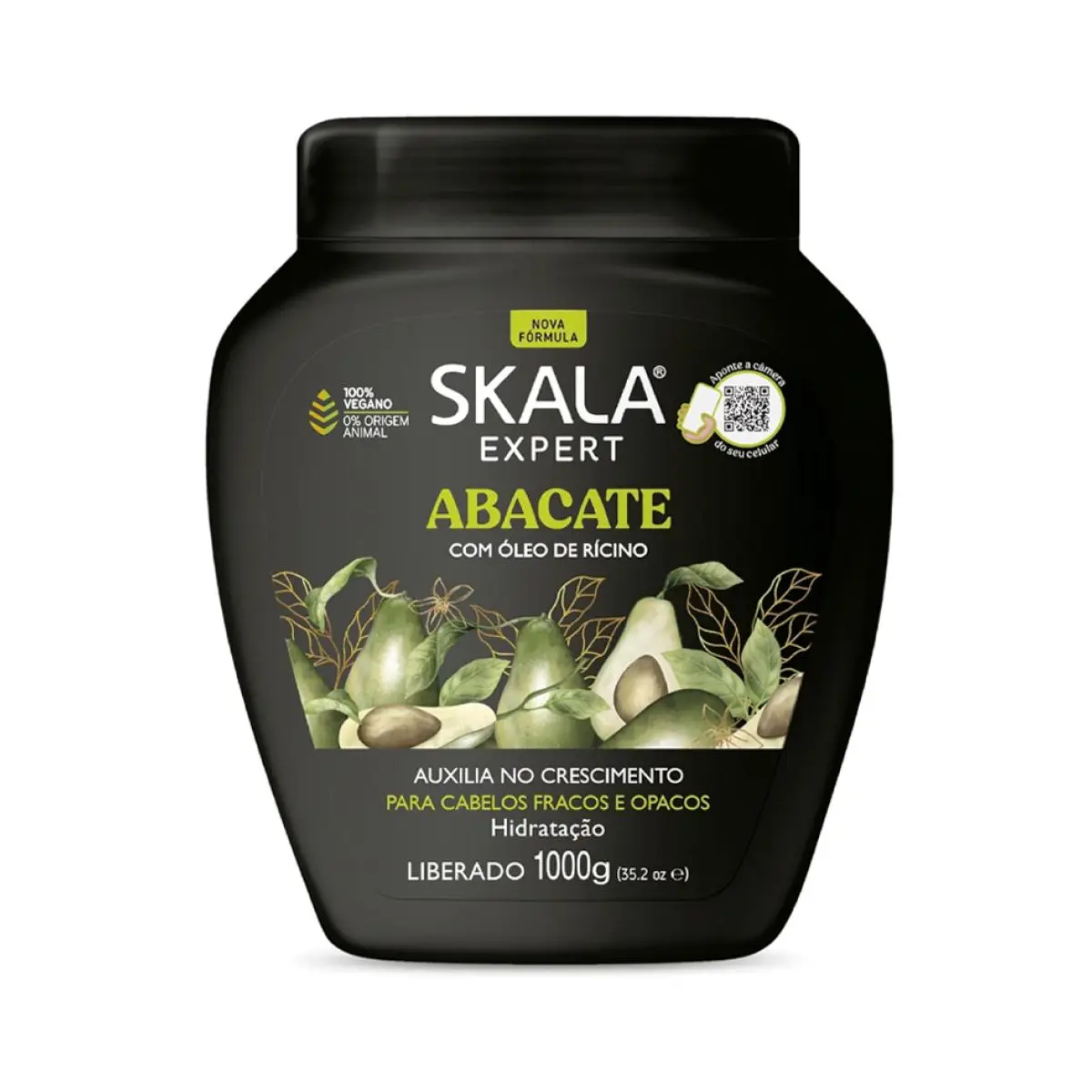 ماسک مو داخل حمام بمب آبرسان و ویتامینه قوی آووکادو اسکالا حجم ۱۰۰۰ گرم