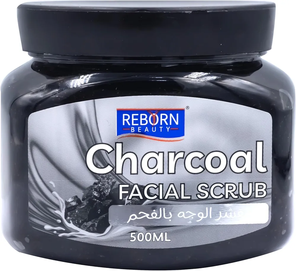 اسکراپ صورت زغال برند ریبورن  اصل حجم:500میل