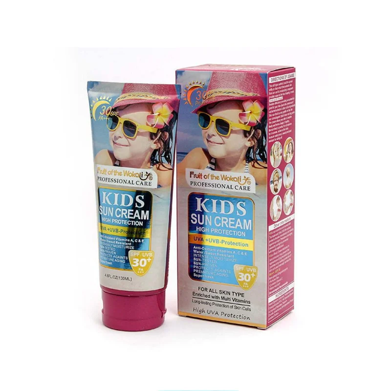 کرم ضد آفتاب کودک وکالی | Wokali kids sun cream spf30