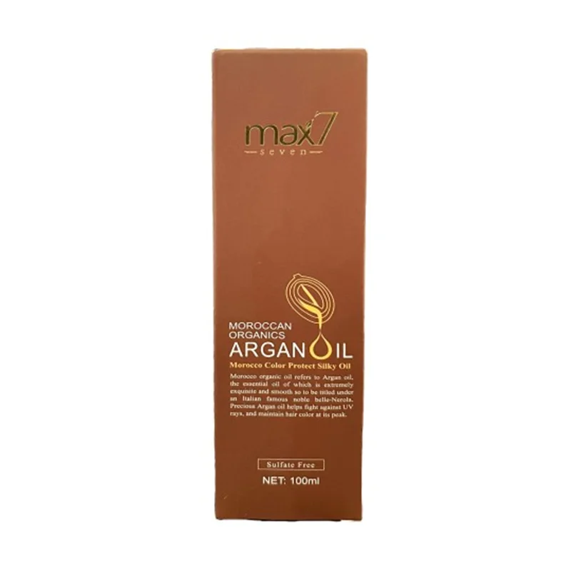 روغن آرگان برند مکس سون max7 argan oil حجم 100 میلی لیتر