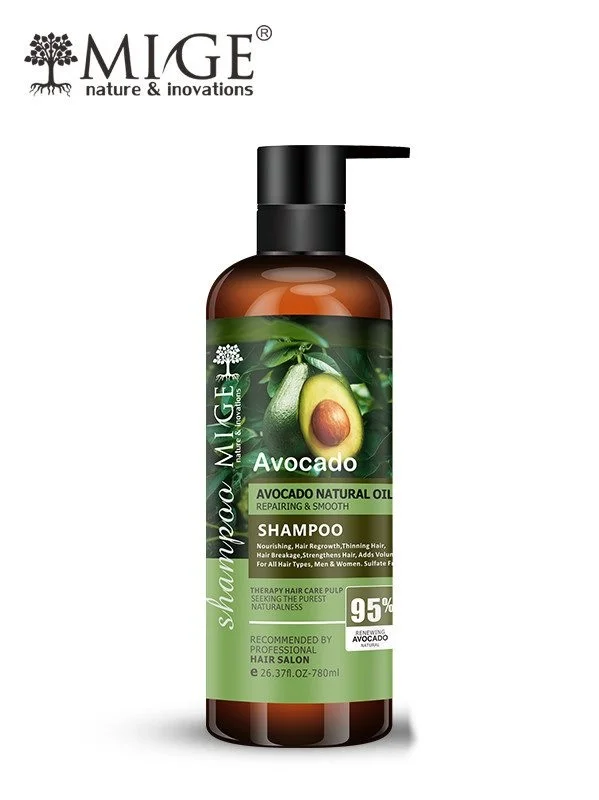شامپو فری سولفات و ترمیم کننده آووکادو میگ | Avocado Mige حجم 780 میلی لیتر