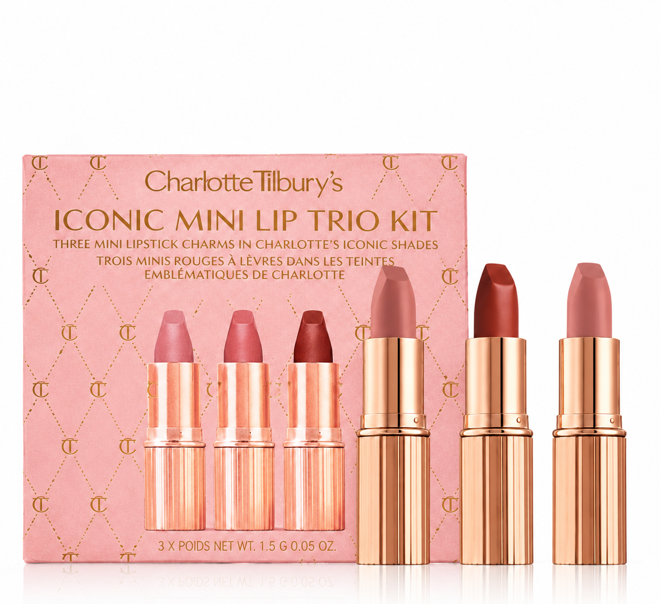 پک رژلب 3 عددی شارلوت تیلبری [اورجینال] مدل ICONIC MINI LIP TRIO